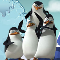ледяная стрелялка с пингвинами