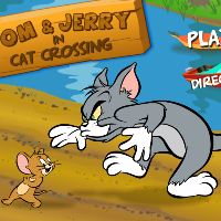 Игра Том и Джерри переход через дорогу играть онлайн бесплатно